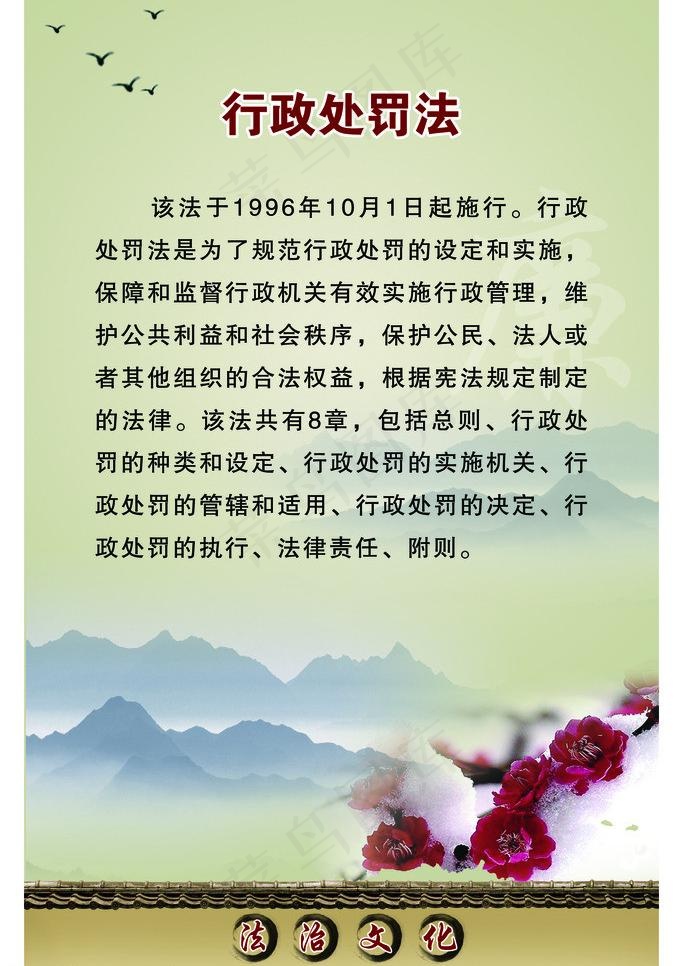 行政处罚法图片(3543X5315(DPI:150))psd模版下载