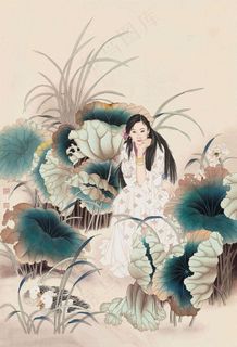工笔仕女图片