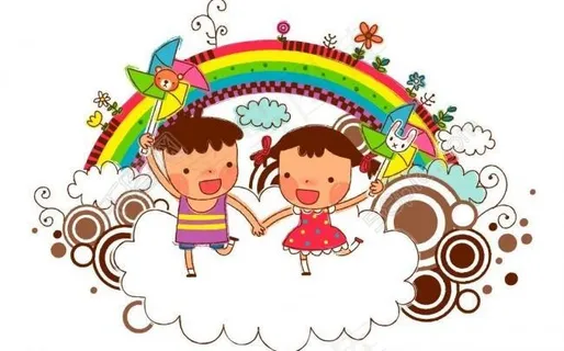 卡通儿童插画图片