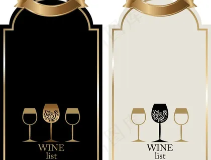 葡萄酒标签图片