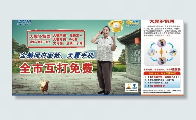 中国电信图片cdr矢量模版下载