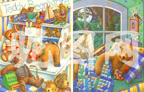 卡通绘本 玩具熊图片