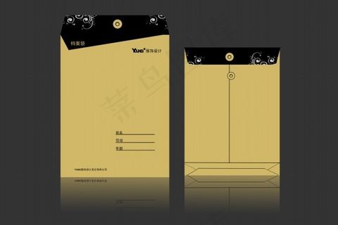 企业VIpsd档案袋设计