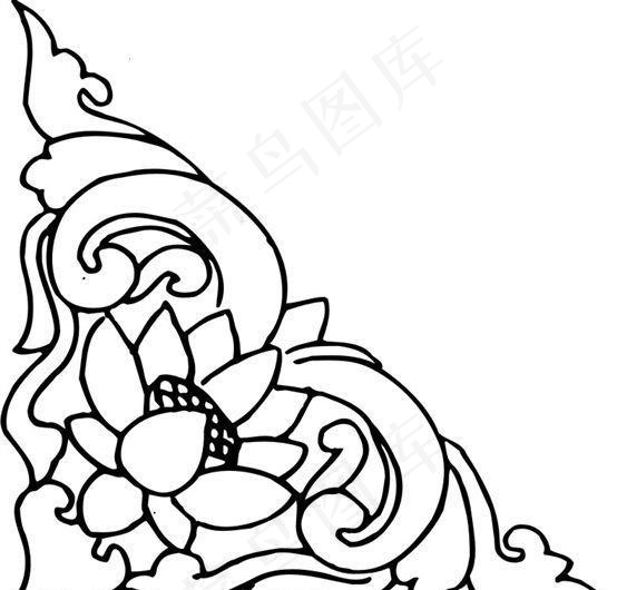 清代（下）版画 装饰画 中华图案五千年 矢量 AI格式_0997ai矢量模版下载