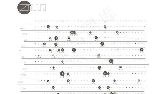 创意2010卡片式日历设计模版下载