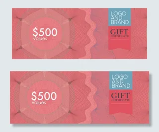 2017大气简约高档代金券