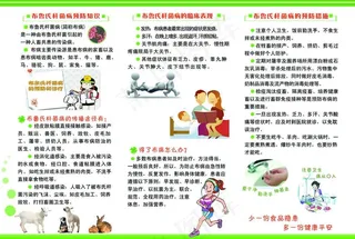 布鲁氏杆菌病三折页图片