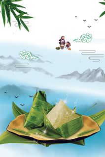 中国传统端午节海报创意设计背景