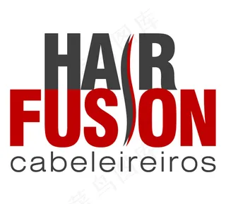 Hair_Fusion logo设...