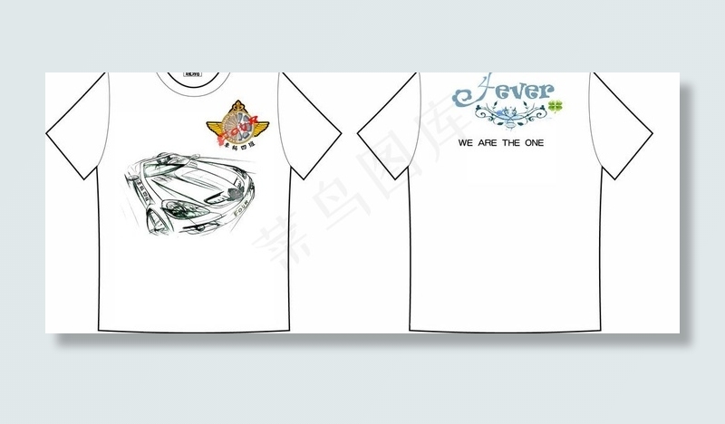 班服图片psd模版下载