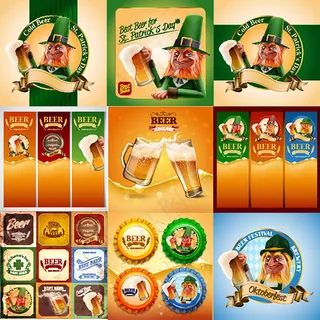 啤酒广告标签