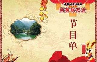 新年节目单图片