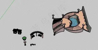 观景台建筑设计图（sketchup...