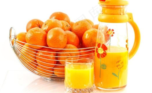 桔子汁图片