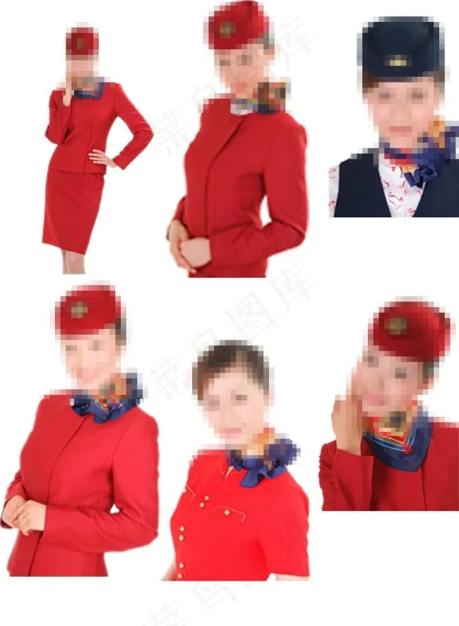 空姐psd模版下载