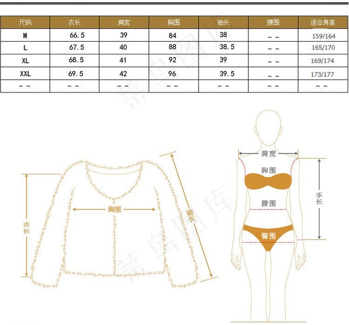 尺寸 尺码 尺表图图片