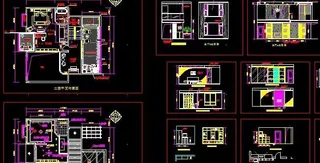 复式楼室内装修施工图