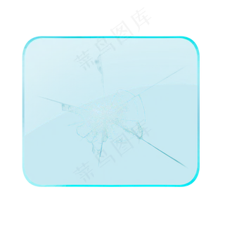 手绘破碎的玻璃PSD透明底手绘破碎的玻璃PSD透明底