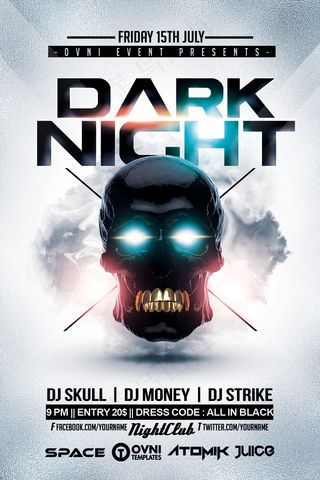 国外炫酷高端大气重金属摇滚音乐会宣...