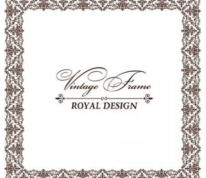 欧式花纹花边05矢量eps,ai矢量模版下载