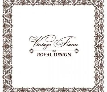 欧式花纹花边05矢量