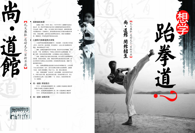跆拳道海报免费下载