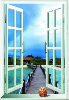 窗户美景图片 窗户美景图片