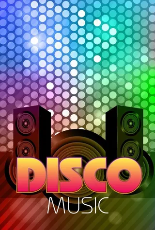 迪斯科舞厅背景图片