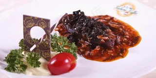 橄榄菜肉米海参图片