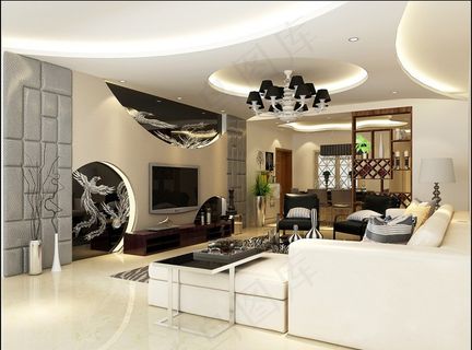 电视背景墙装修设计效果图