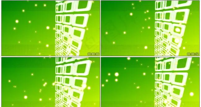 抽象几何图形方块AE模版