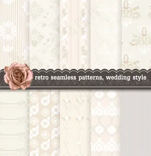 复古风格婚礼背景