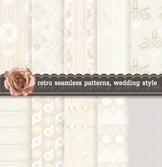 复古风格婚礼背景