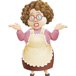 彩色的家庭主妇设计