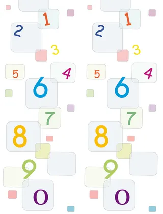 数字移门背景图案