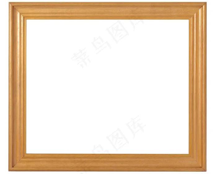 简单大方木质相框图片