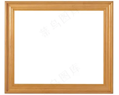 简单大方木质相框图片