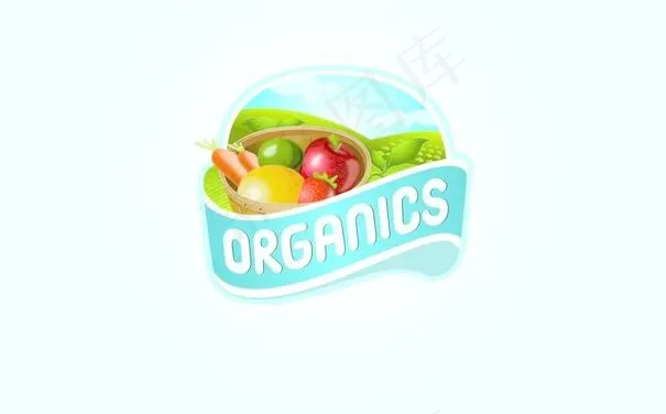 创意蔬菜图标ai矢量模版下载