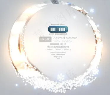 绚丽光彩背景矢量素材