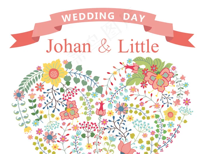 2017时尚小清新花纹矢量背景边框...ai矢量模版下载