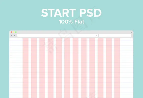 web网格模板psd模版下载