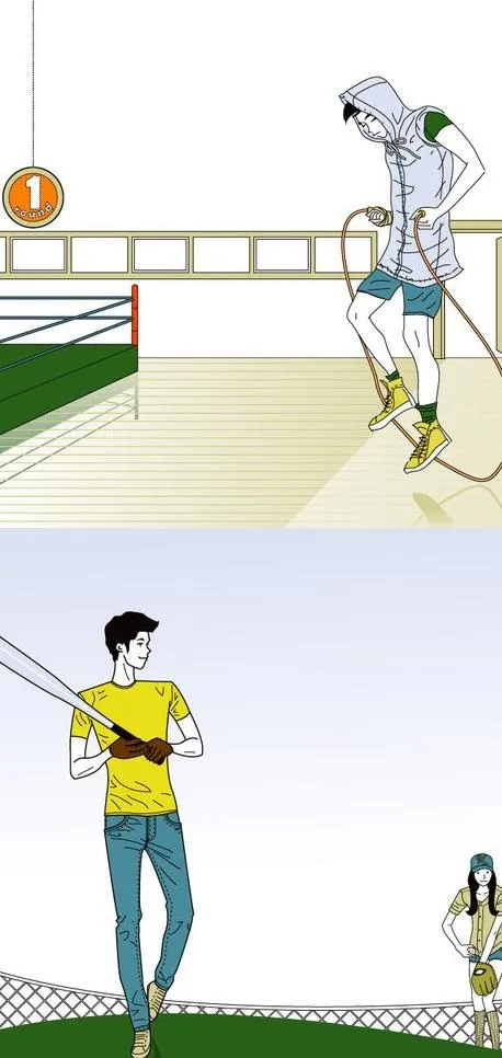 运动图片ai矢量模版下载