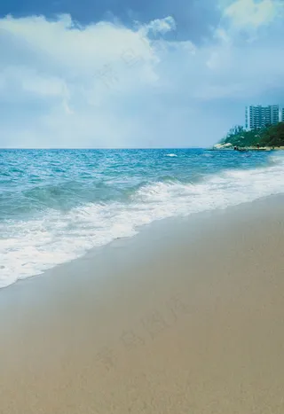 海边沙滩图片