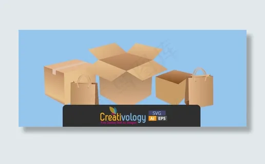 免费的矢量运输箱