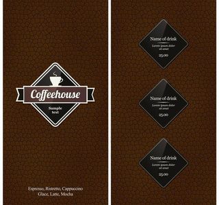 欧式花纹 欧式菜单封面图片