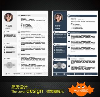 A4精致清新个人求职简历模板WOR...