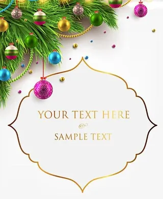 圣诞节背景矢量素材