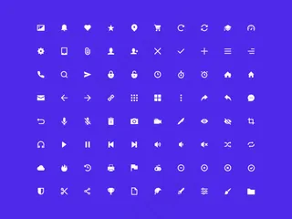 手机app80个简约长宽小图标