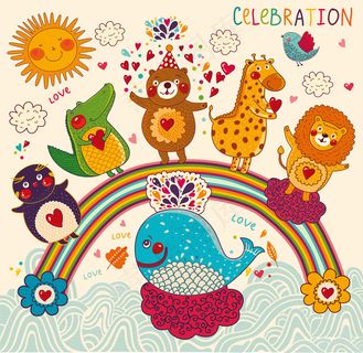 矢量手绘的卡通图案矢量素材04