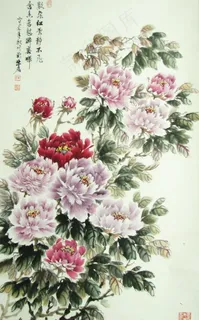 国画牡丹图片 国画牡丹图片